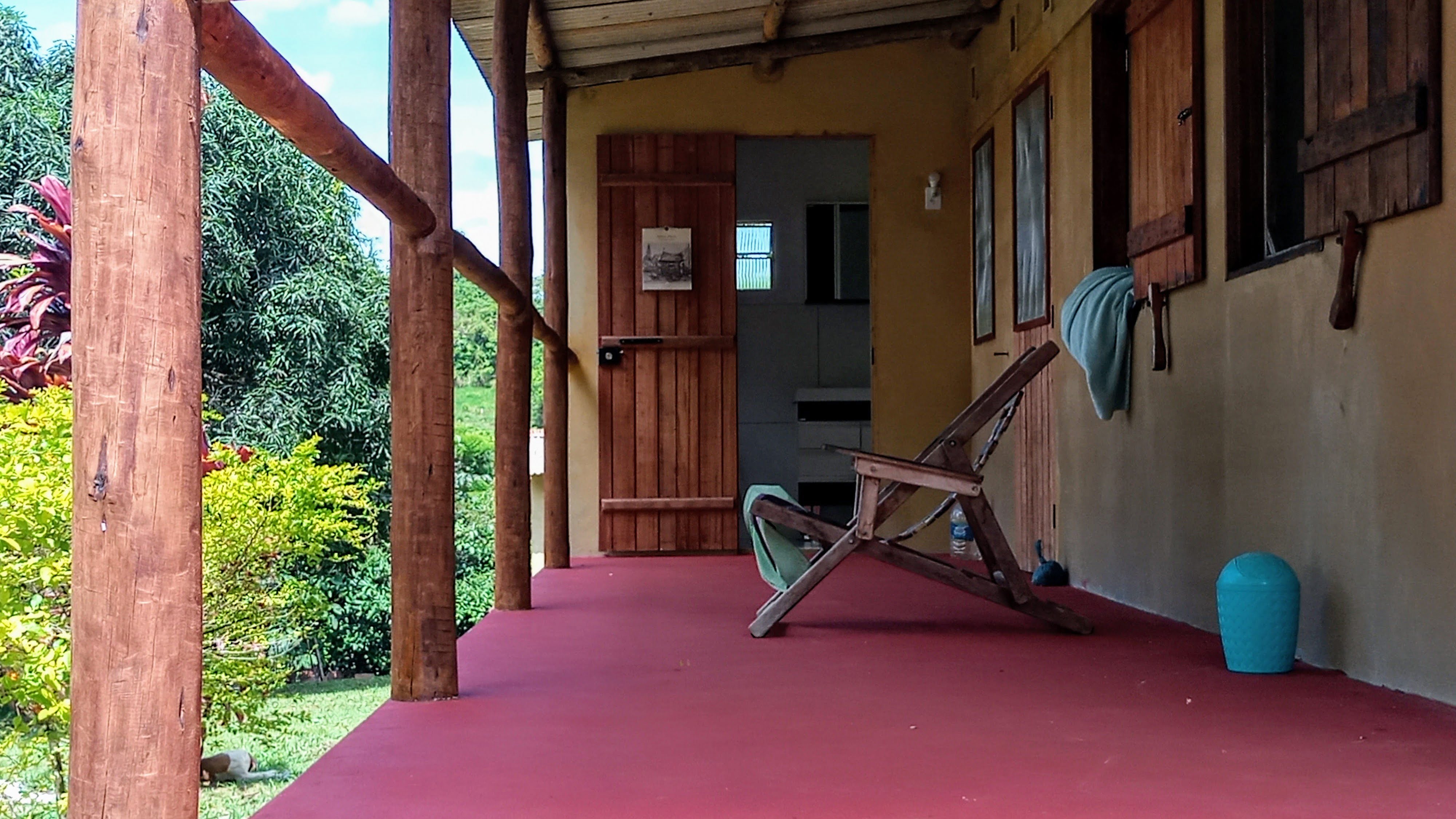 Veranda with guests bathroom 